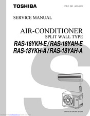 Toshiba RAS-18YKH-E Service Manual