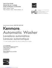 Kenmore 11026002011 Use And Care Manual