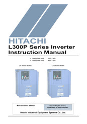 Hitachi L300P Series Instruction Manual