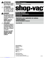 Shop-Vac MAZ SERIES User Manual