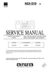 Aiwa NSX-SV9 Service Manual