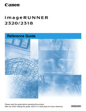 Canon IR 2420 Reference Manual