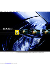 Renault Clio 2003 Owner's Manual