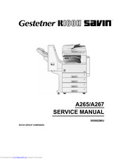 Ricoh A267 Service Manual