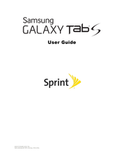 Samsung Galaxy Tab S User Manual