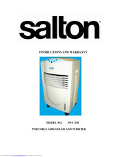 Salton SWC 030 Instructions And Warranty
