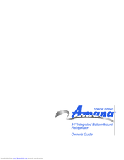 Amana B136CAR1 Owner's Manual