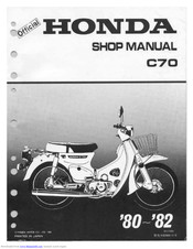 Honda C70 Shop Manual