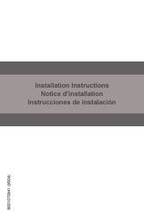 Bosch SHX5AVF5UC Installation Instructions Manual