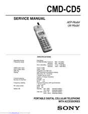 Sony CMD-CD5 Service Manual