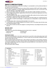 Caliber MCD901 Operating Instructions Manual
