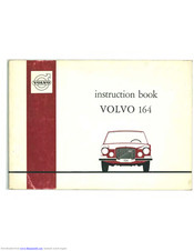 Volvo 164 Instruction Book