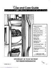 KitchenAid KTRP22KDBL00 Use & Care Manual