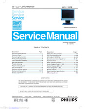 Philips HP L1530R Service Manual