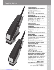 Wahl 1170 Operating Instructions Manual