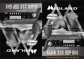 Midland ALAN 255 ESP E40 Owner's Manual