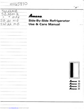 Amana SG22MBW Use And Care Manual