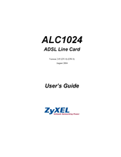 ZyXEL Communications ALC-1024L User Manual
