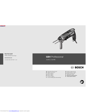 Bosch GBH Professional 2-18 E Original Instructions Manual