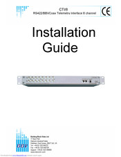 BBV CTI/8 Installation Manual