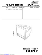 Sony TRINITRON KV-PG21P10 Service Manual