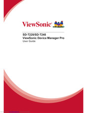 ViewSonic SD-T245 User Manual