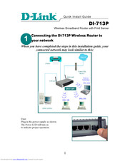 D-Link DI-713P Quick Install Manual
