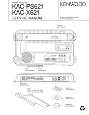 Kenwood KAC-X621 Service Manual