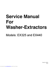 Speed Queen EX325 Service Manual