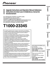 Pioneer T1000-23345 Update Instructions And Operation Manual