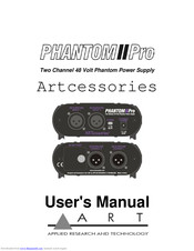 Art PHANTOM II PRO User Manual
