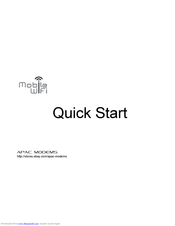 Huawei E5377 Quick Start Manual