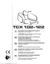 Stiga TCX 102 Owner's Manual