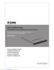 D-Link DNS-1560-04 Quick Installation Manual
