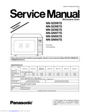 Panasonic NN-SN977S Service Manual