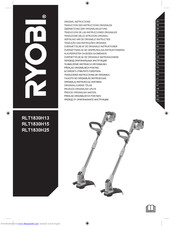 Ryobi RLT1830H25 Original Instructions Manual