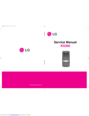 LG KG300 Service Manual