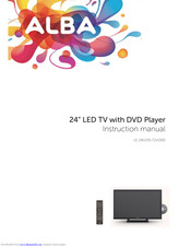 Alba LE-24GY15-T2+DVD Instruction Manual