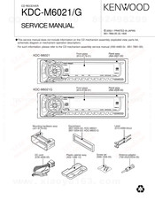 Kenwood KDC-M6021/G Service Manual