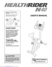 Healthrider N40 User Manual