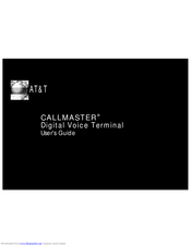 AT&T callmaster User Manual