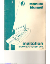 BOMBARDIER Invitation Triss Racer Manual