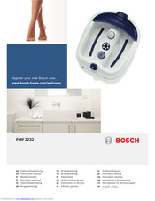 Bosch PMF 2232 Instruction Manual