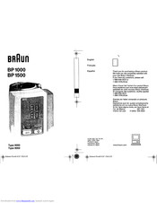 Braun VITALSCAN BP1000 User Manual