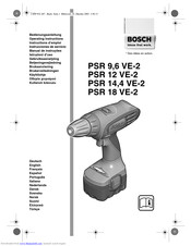 Bosch PSR 9,6 VE-2 Operating Instructions Manual