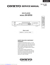 Onkyo DV-SP55 Service Manual