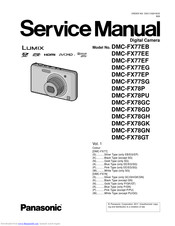 Panasonic DMC-FX77SG Service Manual