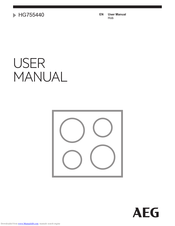 AEG HG755440 User Manual