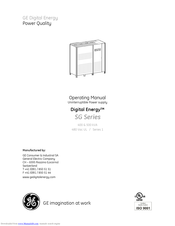 GE Digital Energy SG 400 kVA Operating Manual
