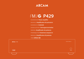 Arcam P429 Handbook